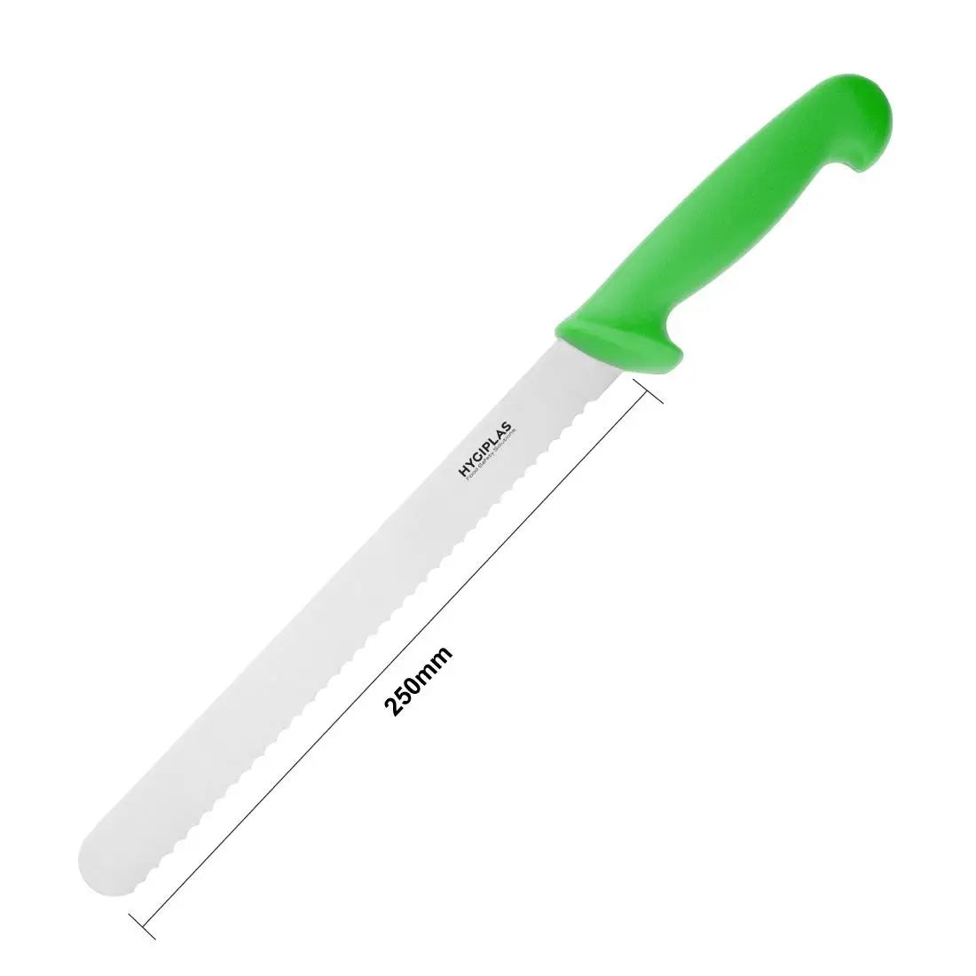 Hygiplas Serrated Slicer Green 24.8cm FX121 - Image 5