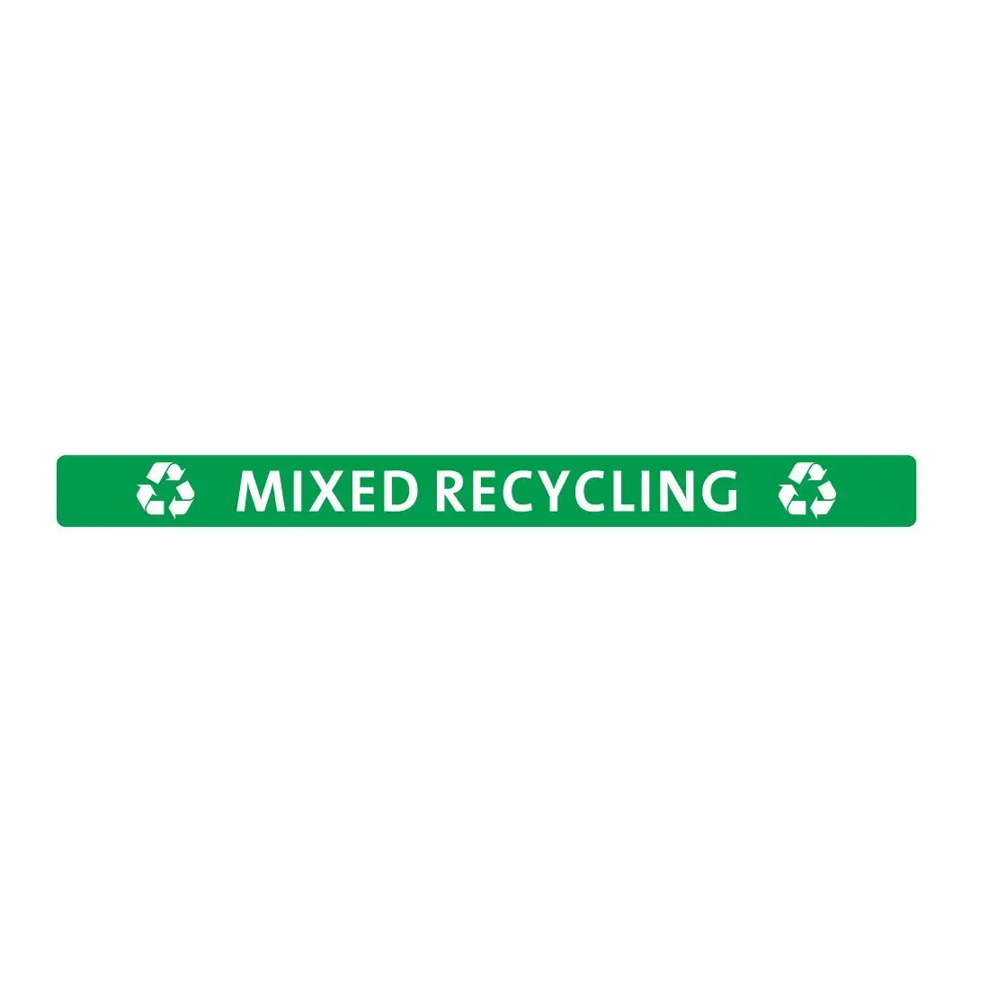 Jantex Slim Bin Lid Mixed Recycling Labe