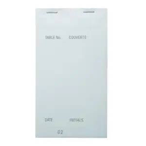 Carbonless Waiter Pad Duplicate Large (50 Pack) G523