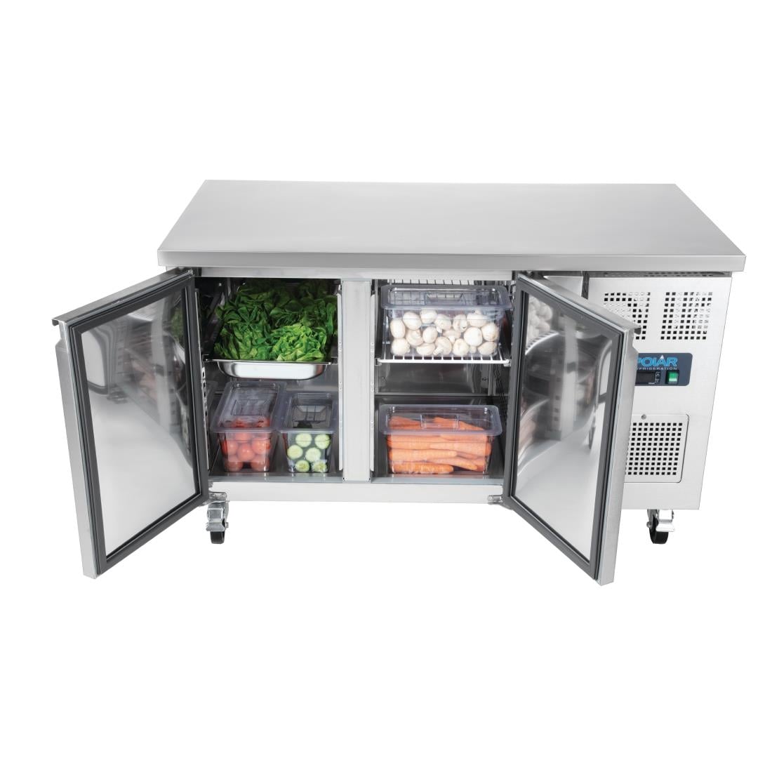 Polar U-Series Double Door Counter Fridge 282Ltr UA047 - Image 7