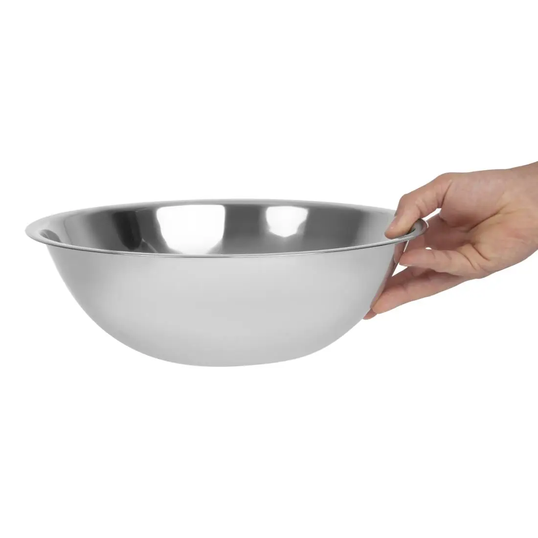 Vogue Stainless Steel Mixing Bowl 4.8Ltr GC138 - Image 4