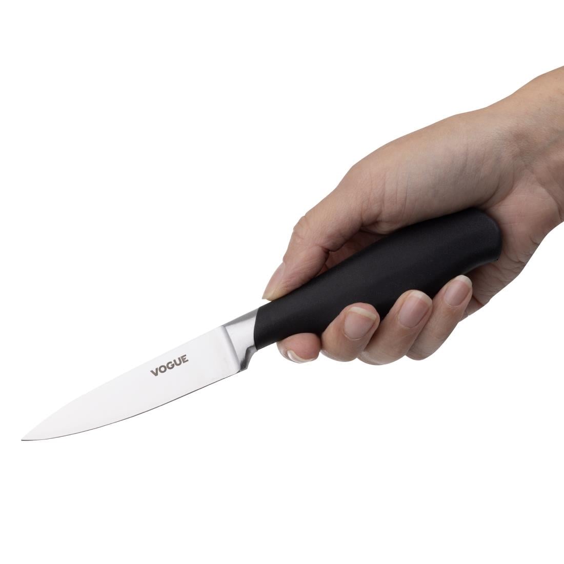 Vogue Soft Grip Paring Knife Black 8.5cm GD756 - Image 4