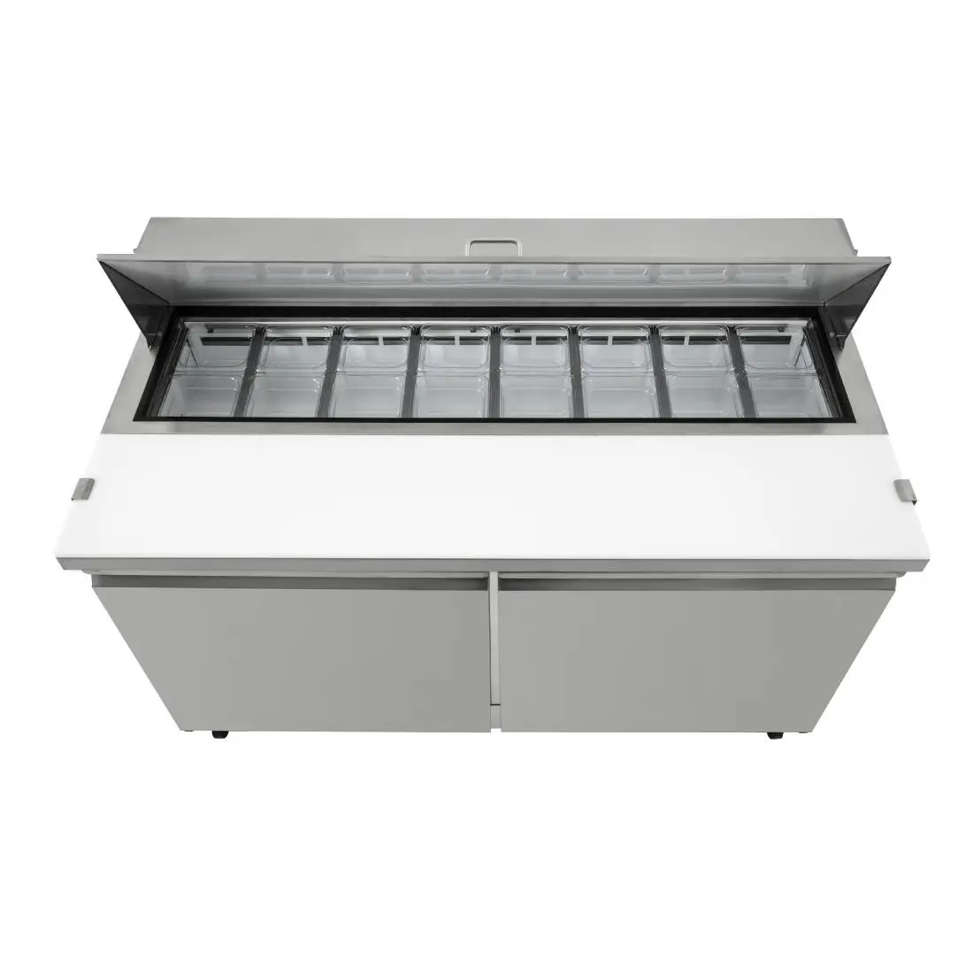 Polar U-Series Double Door Prep Counter Fridge 527Ltr GD883 - Image 11