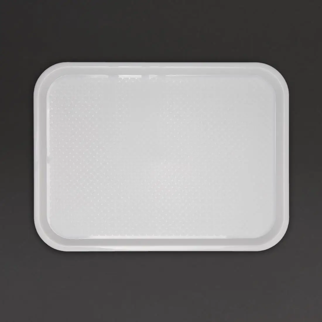 Olympia Kristallon PP Rectangular Tray White 350x450mm GF997 - Image 2