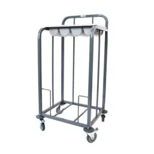 Craven Steel Single Tier Cutlery and Tray Dispense Trolley GG138
