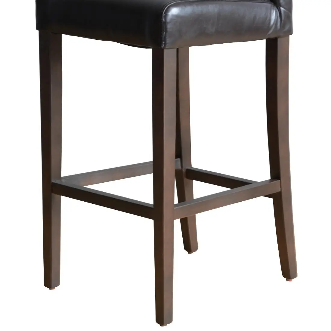 Bolero Faux Leather High Bar Stool Brown (Single) GG652 - Image 4
