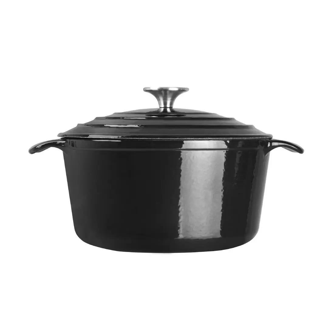 Vogue Round Casserole Dish Black 4Ltr GH301 - Image 5