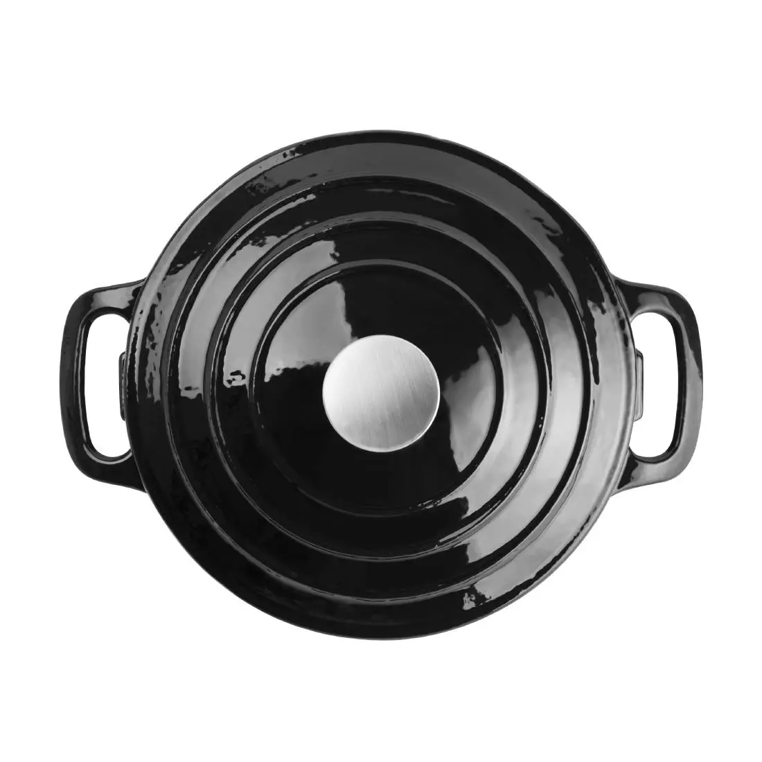 Vogue Round Casserole Dish Black 4Ltr GH301 - Image 6
