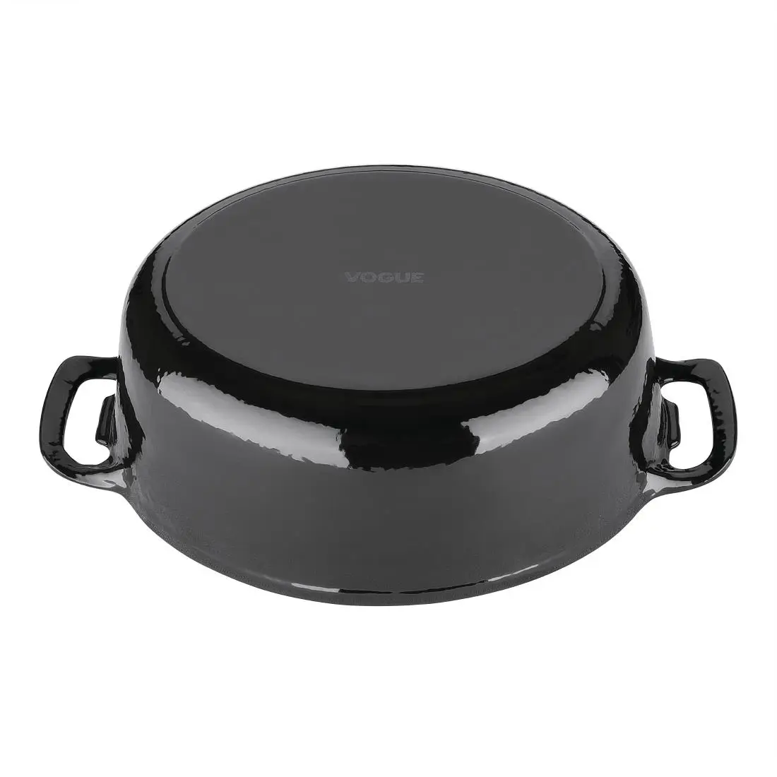 Vogue Oval Casserole Dish Black 5Ltr GH306 - Image 2