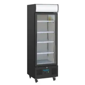 Polar G-Series Upright Display Fridge 218Ltr Black GH426