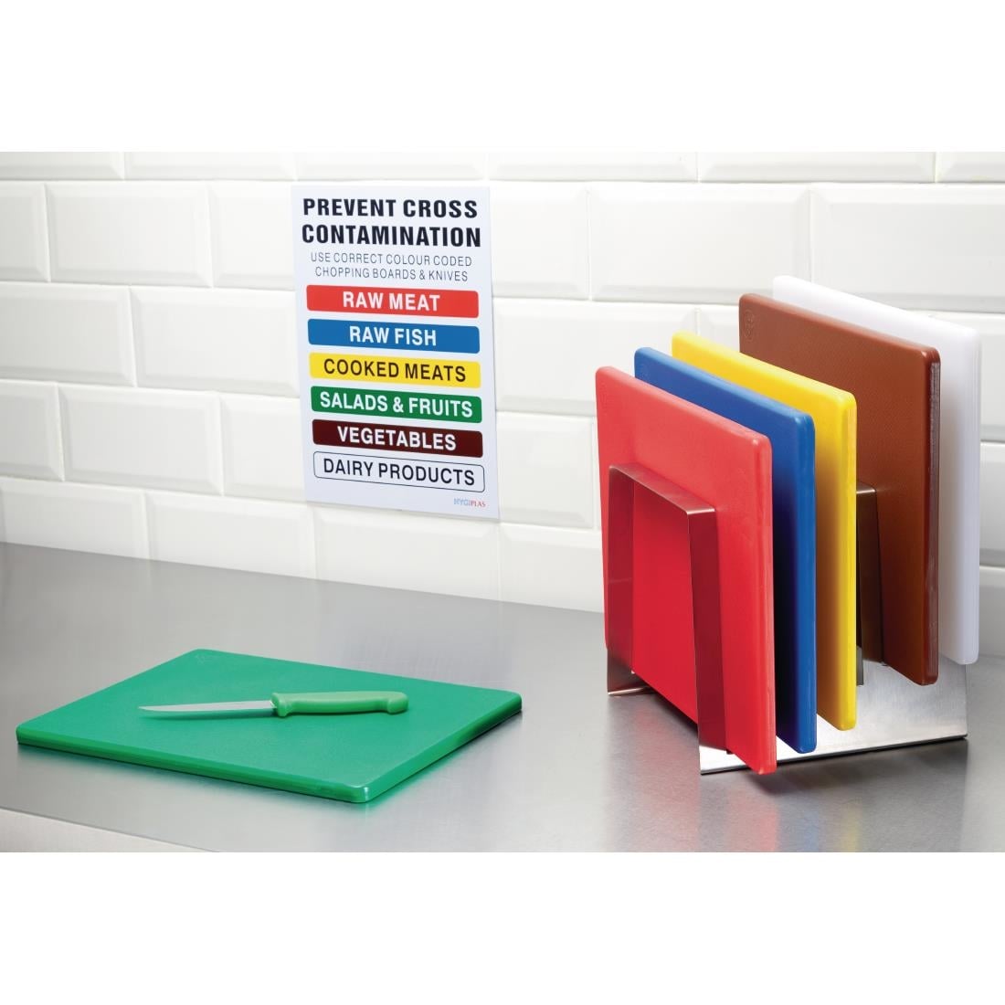 Hygiplas Low Density Red Chopping Board Small 305x229x12mm GH794 - Image 2