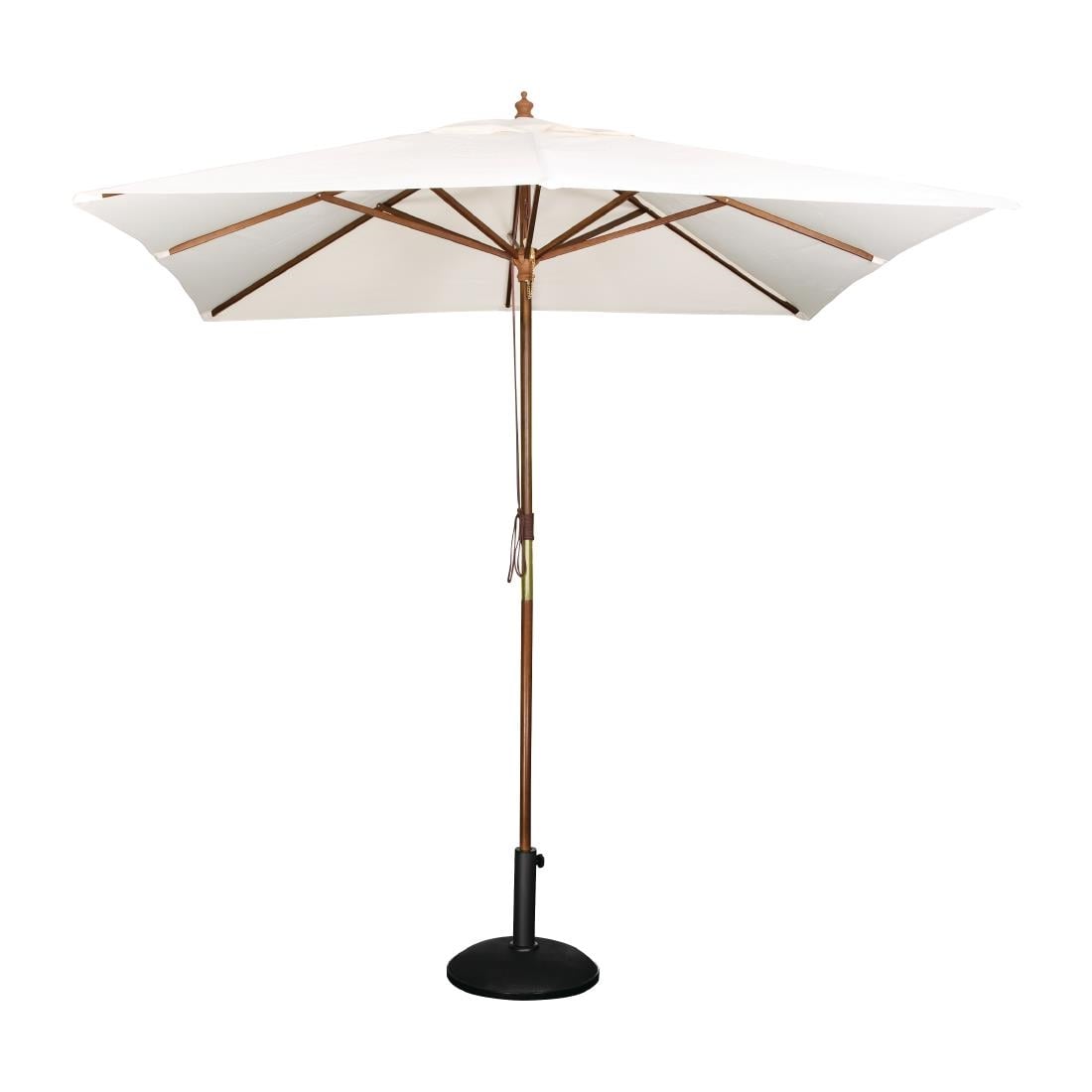 Bolero Square Pulley Parasol 2.5m Diameter Cream GH988