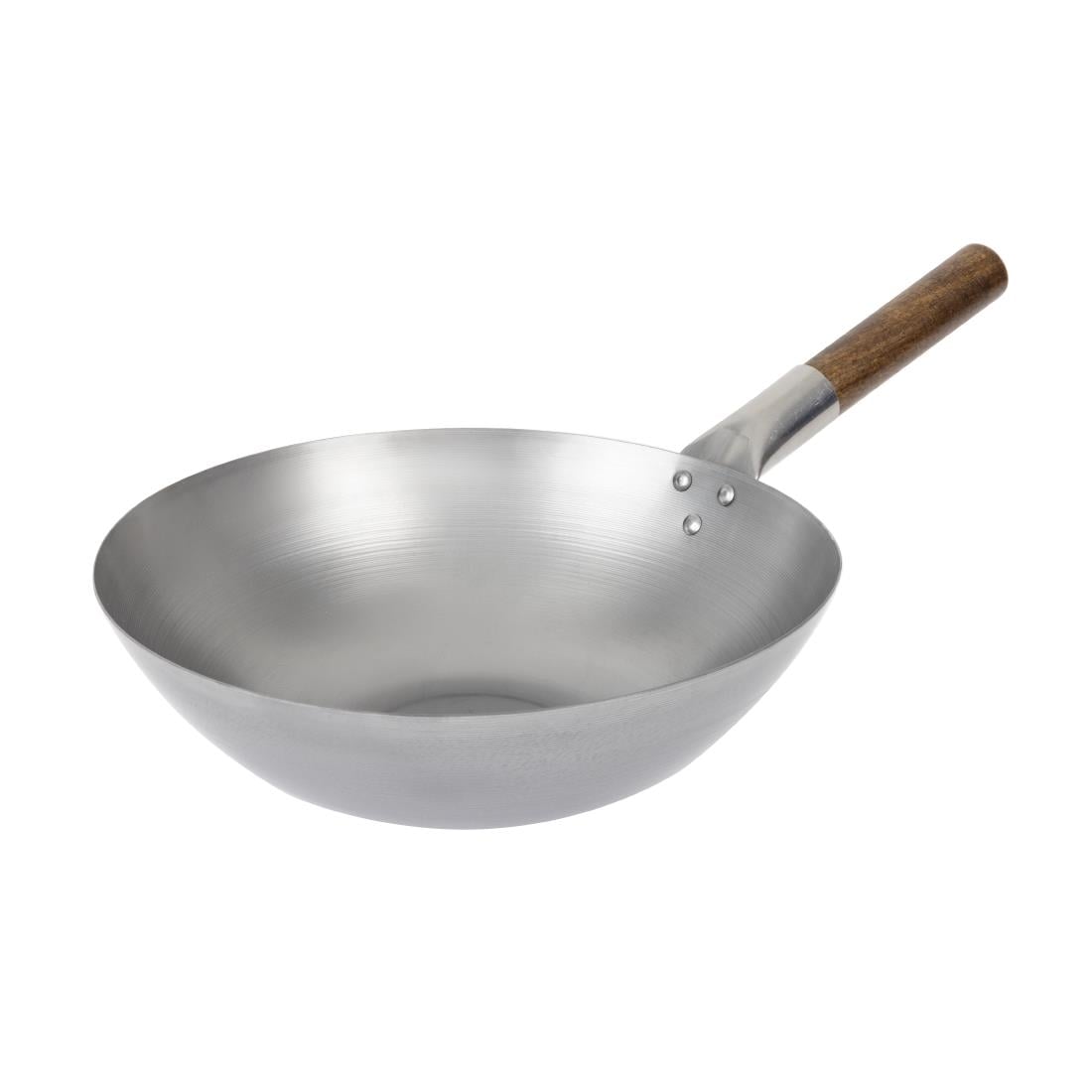 London Flat Base Wok 305mm GJ493 - Image 2