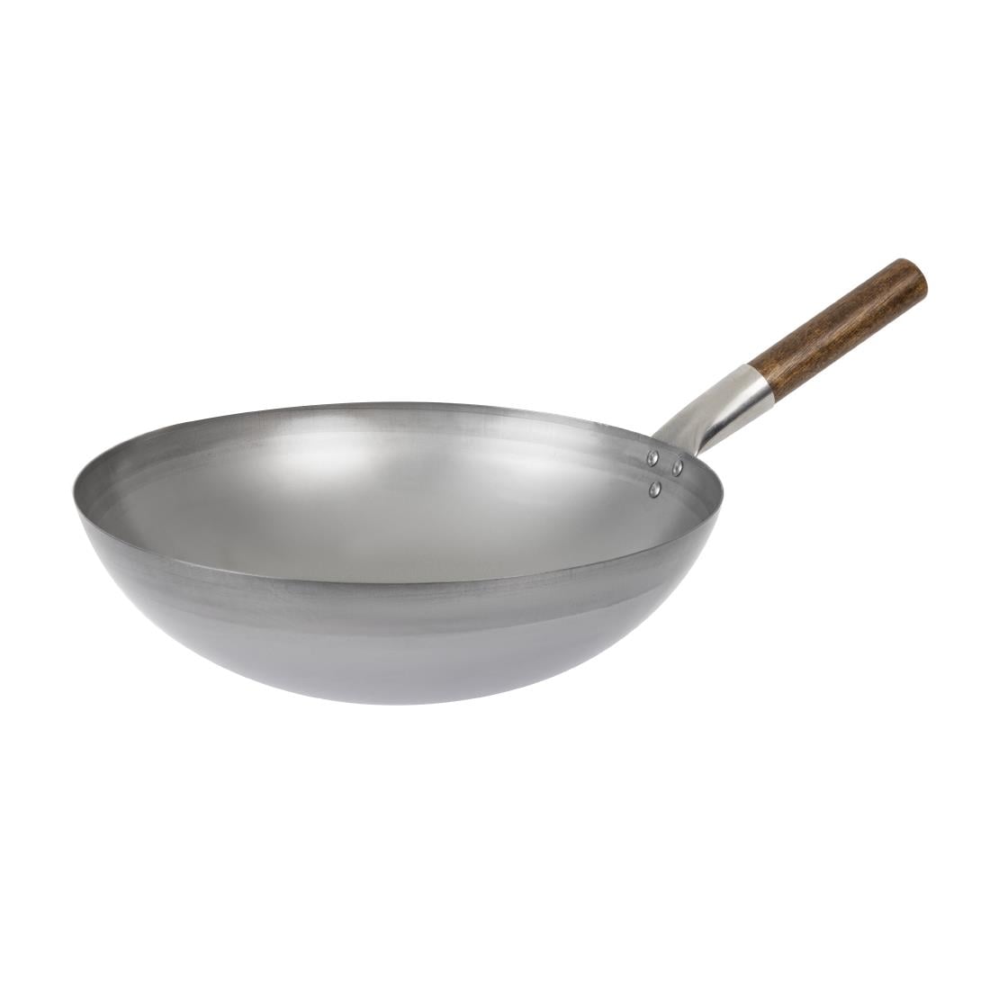 London Round Base Wok 356mm GJ496 - Image 2