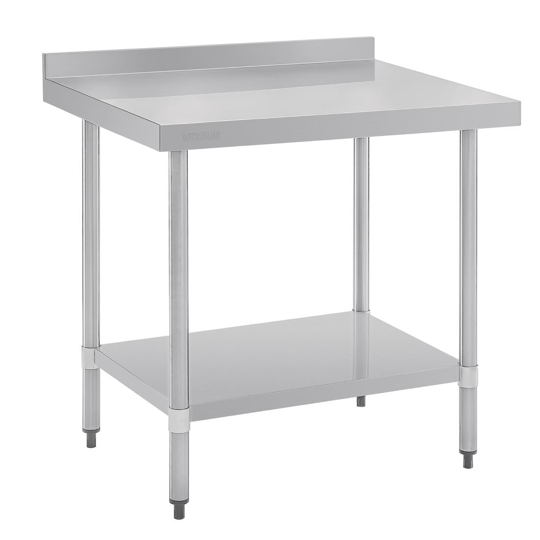 Vogue Stainless Steel Table with Upstand 900mm GJ506 - Image 6
