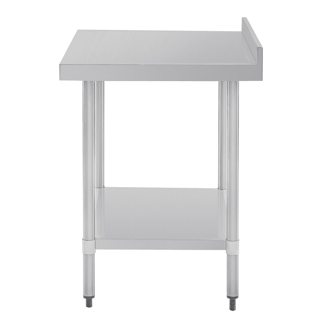 Vogue Stainless Steel Table with Upstand 900mm GJ506 - Image 7