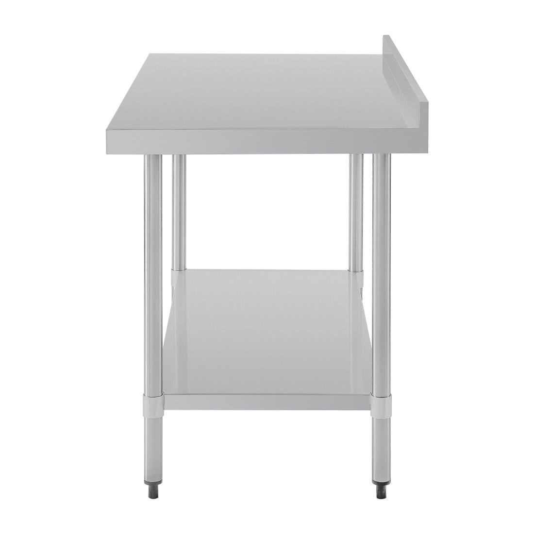Vogue Stainless Steel Table with Upstand 1200mm GJ507 - Image 5
