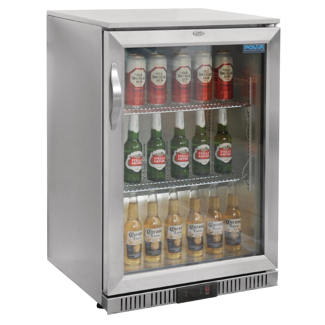 Polar G-Series Back Bar Cooler with Hinged Door Stainless Steel 138Ltr GL007 - Image 4