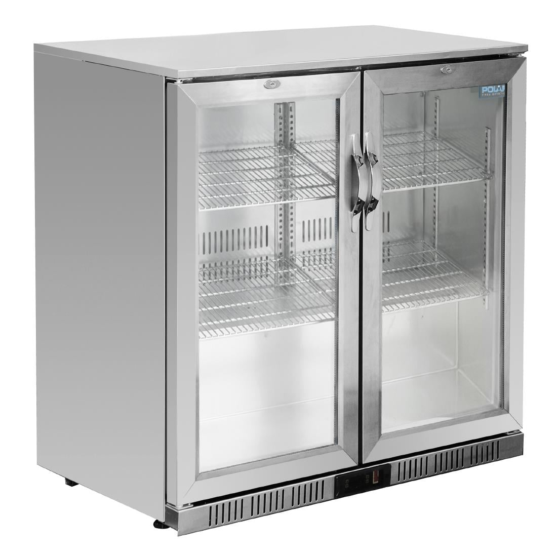 Polar G-Series Back Bar Cooler with Hinged Doors Stainless Steel 208Ltr GL008