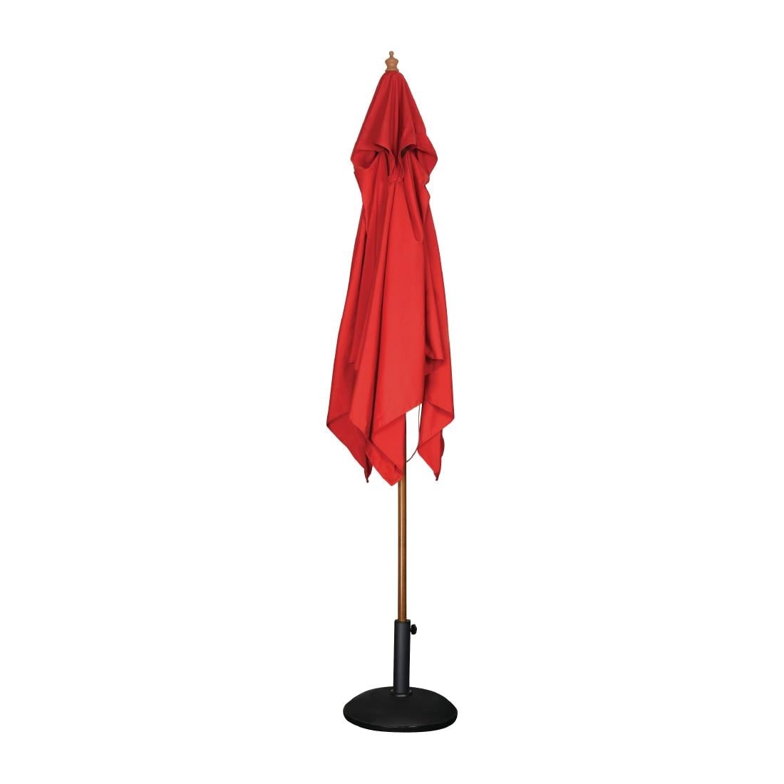Bolero Square Parasol 2.5m Diameter Red GL306 - Image 2
