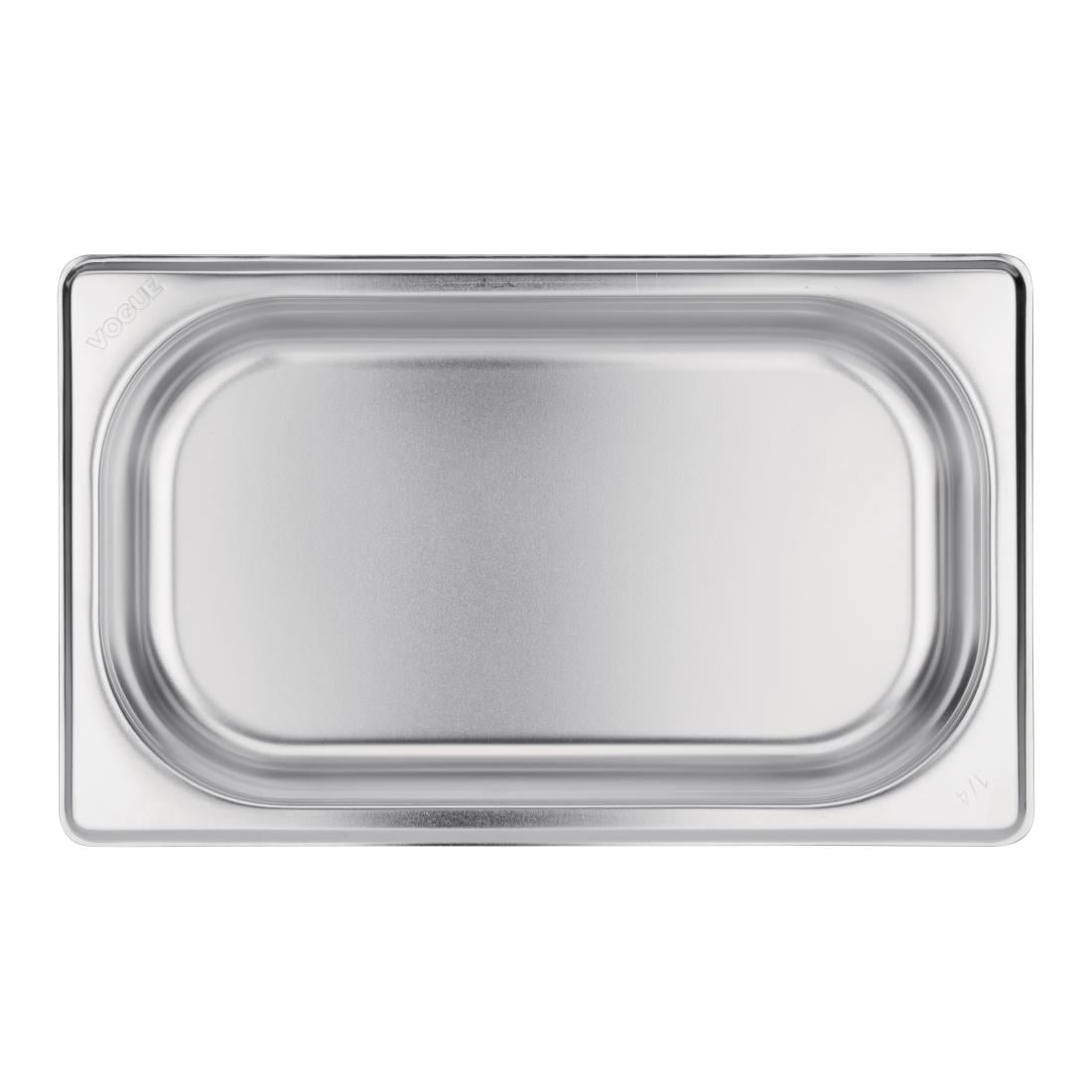 Vogue Stainless Steel 1/4 Gastronorm Tray 40mm GM313 - Image 6