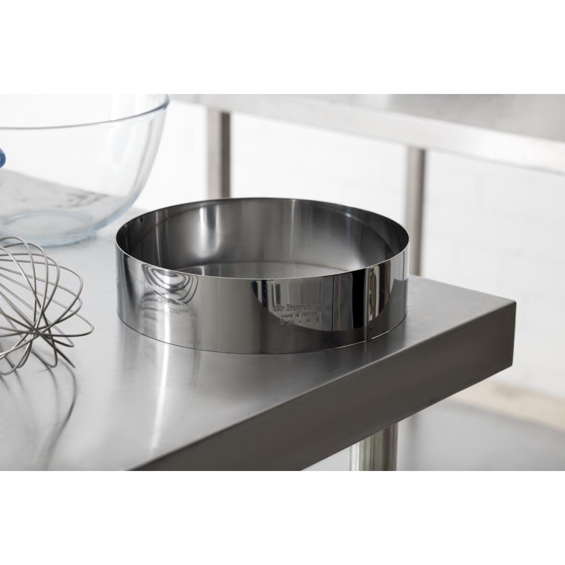De Buyer Stainless Steel Mousse Ring 240 x 60mm GM374 - Image 5