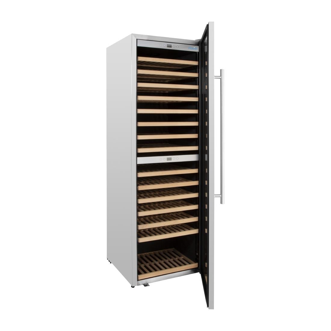 Polar G-Series Dual Zone Wine Fridge Stainless Steel 172 Bottle GM629 - Image 2