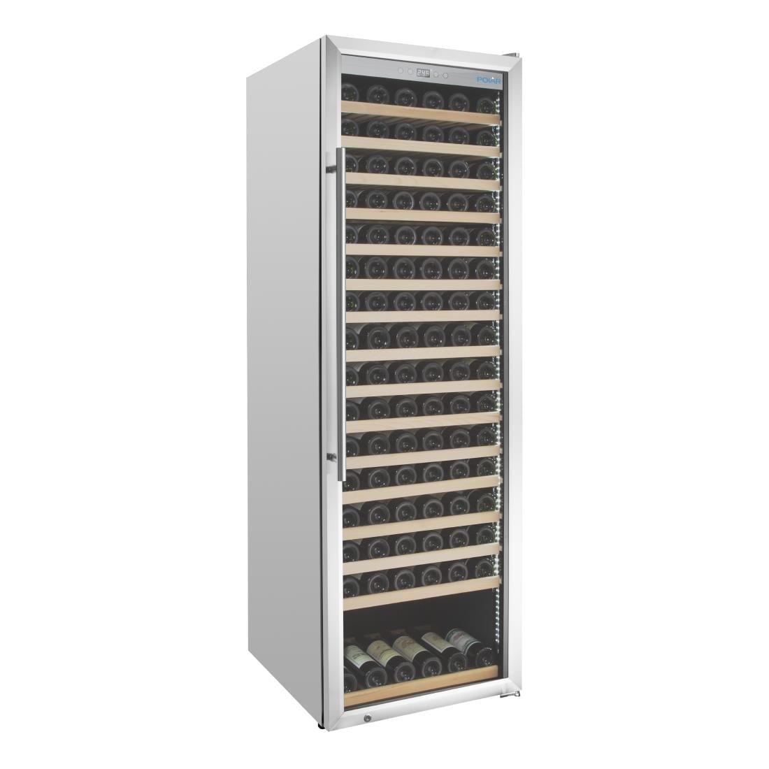 Polar G-Series Single Zone Wine Fridge Stainless Steel 187 bottles GM889 - Image 4