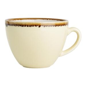 Olympia Kiln Cappuccino Cups Sandstone 230ml (6 Pack) GP330