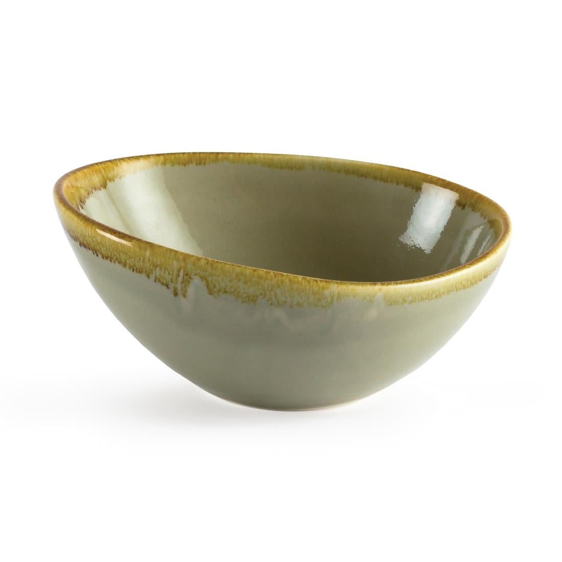Olympia Kiln Bowls Moss 165mm (6 Pack) GP470