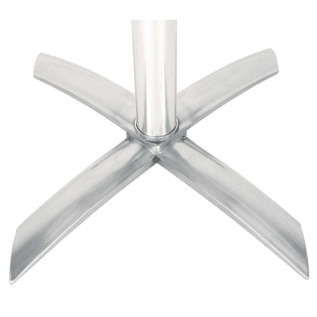 Bolero Round Flip Top Poseur Table Stainless Steel 600mm GR396 - Image 2