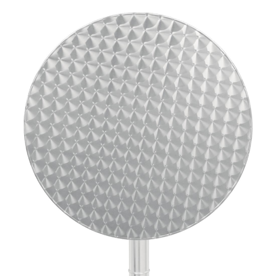 Bolero Round Flip Top Poseur Table Stainless Steel 600mm GR396 - Image 3