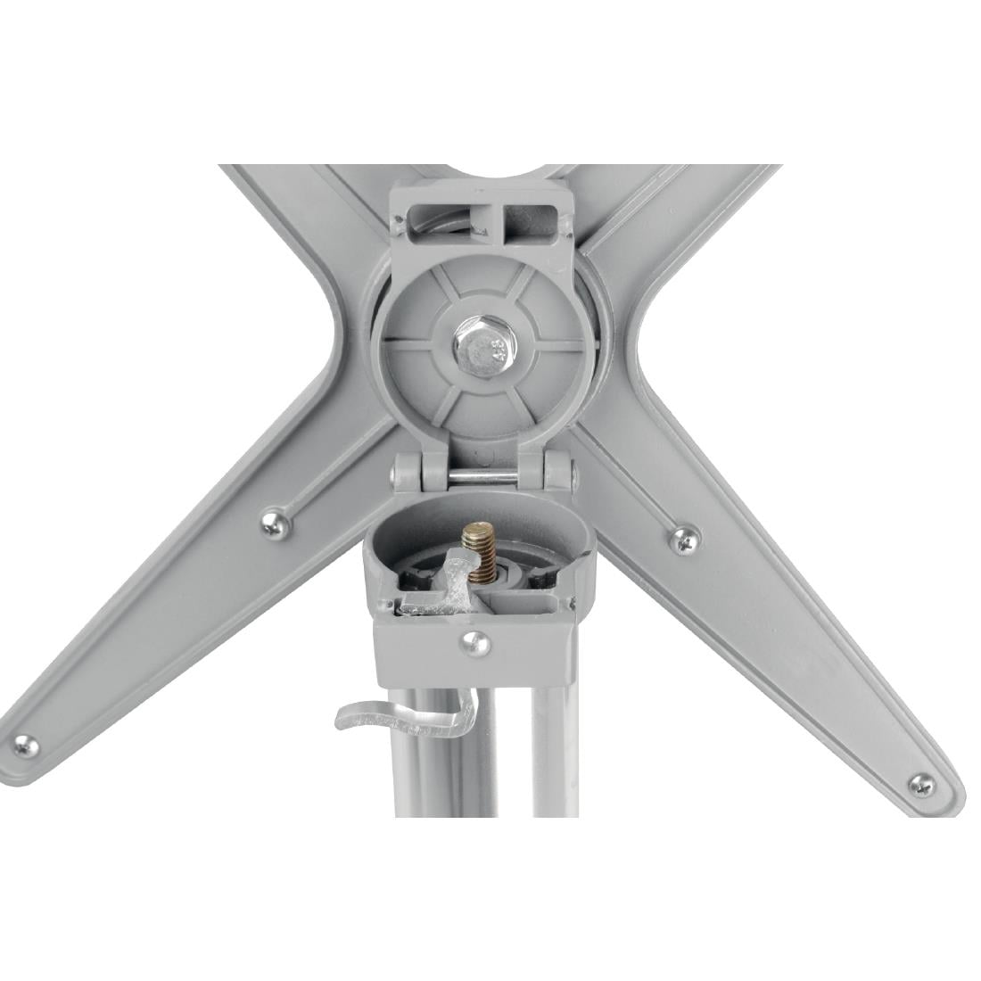 Bolero Round Flip Top Poseur Table Stainless Steel 600mm GR396 - Image 5