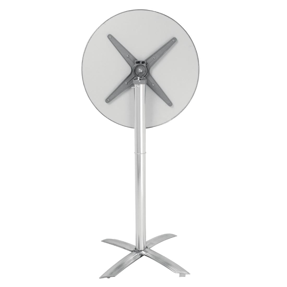 Bolero Round Flip Top Poseur Table Stainless Steel 600mm GR396 - Image 7