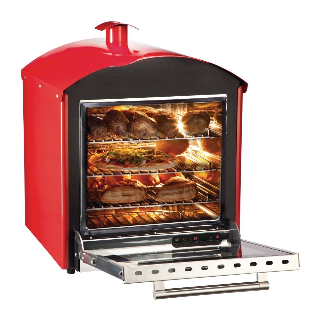King Edward Bake King Solo Oven Red BKS-RED HC121 - Image 2