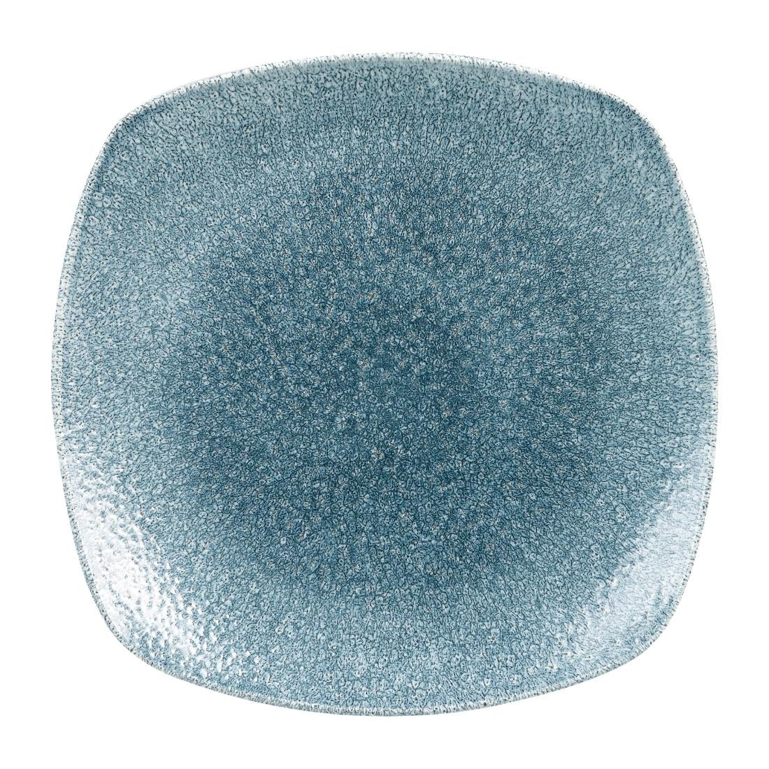 Churchill Studio Prints Raku Rectangular Plates Topaz Blue 215mm (12 Pack) HC781