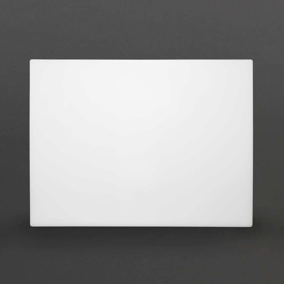 Hygiplas Low Density White Chopping Board Large 600x450x10mm HC881 - Image 2