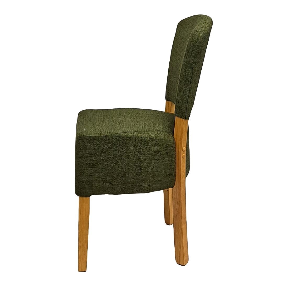Hanoi Dining Chairs In Soft Oak with Shetland Forest Seatpad (2 Pack) HP771 - Image 3