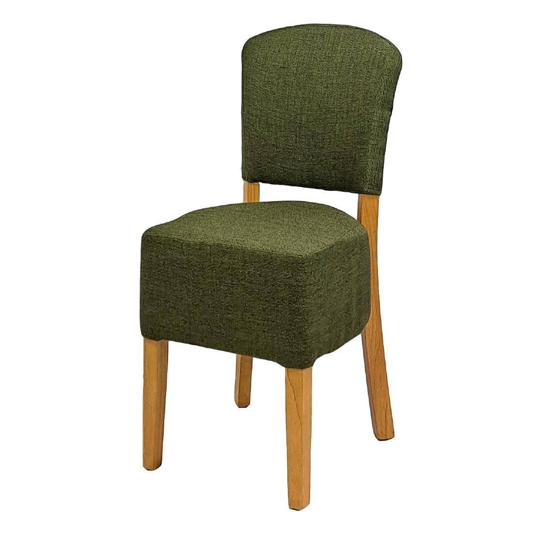 Hanoi Dining Chairs In Soft Oak with Shetland Forest Seatpad (2 Pack) HP771