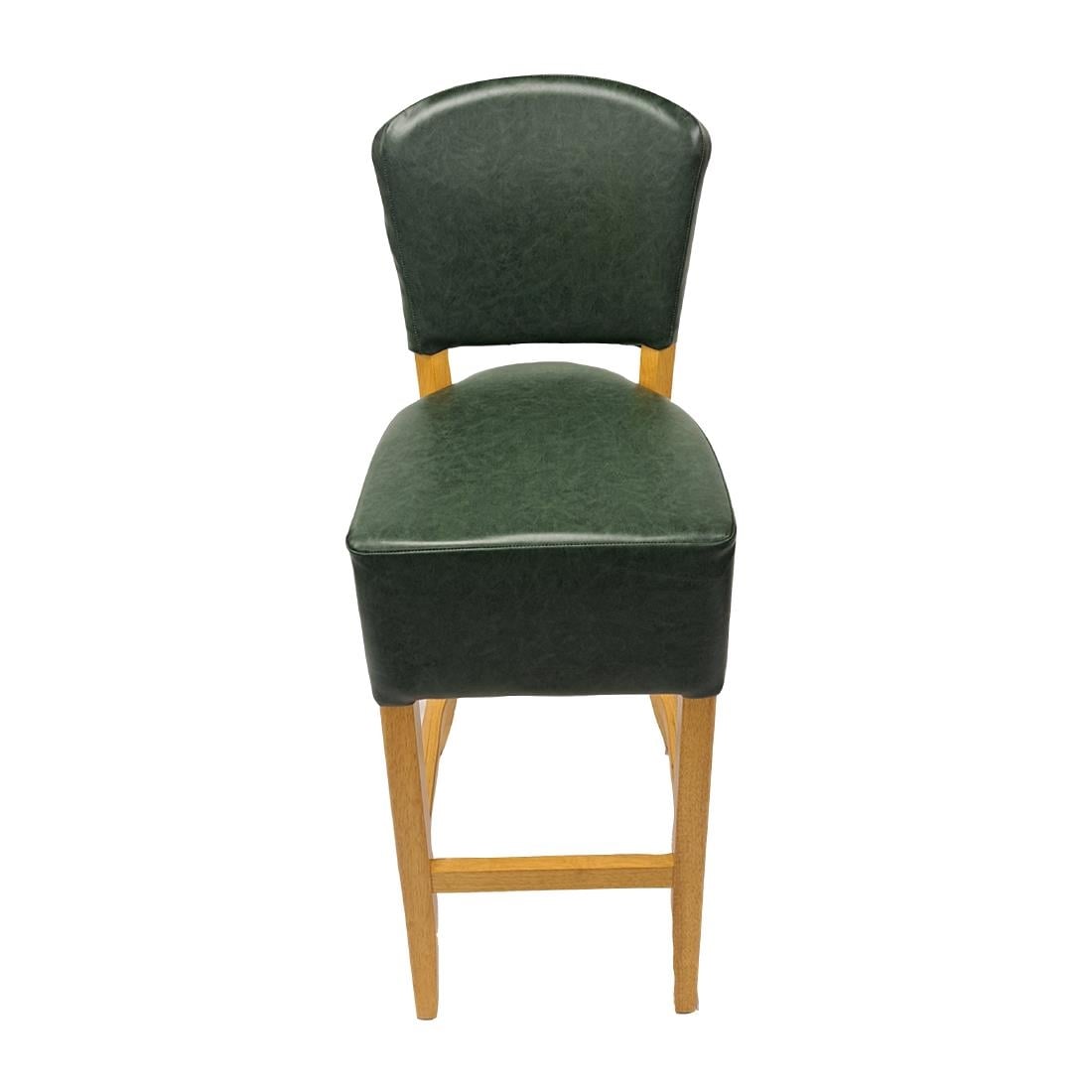 Hanoi Bar Chair in Soft Oak with Bison Cedar Vinyl HP790 - Image 2