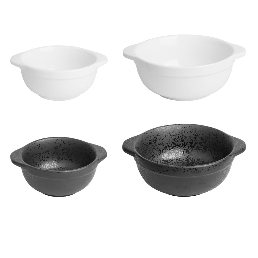Olympia Fusion Eared Bowls 250ml (6 Pack) HP855 - Image 6