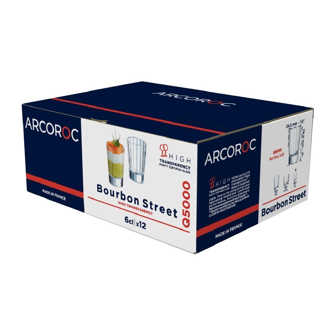 Arcoroc Bourbon Street Shot Glasses 60ml (24 Pack) HR703 - Image 8