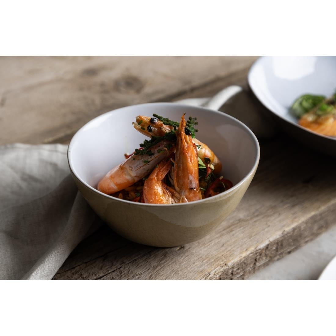 Olympia Raw Recycled Clay Deep Bowls Natural 140mm (6 Pack) HS333 - Image 12
