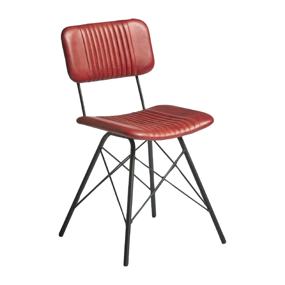 Duke Side Chairs Vintage Red (2 Pack) HS607