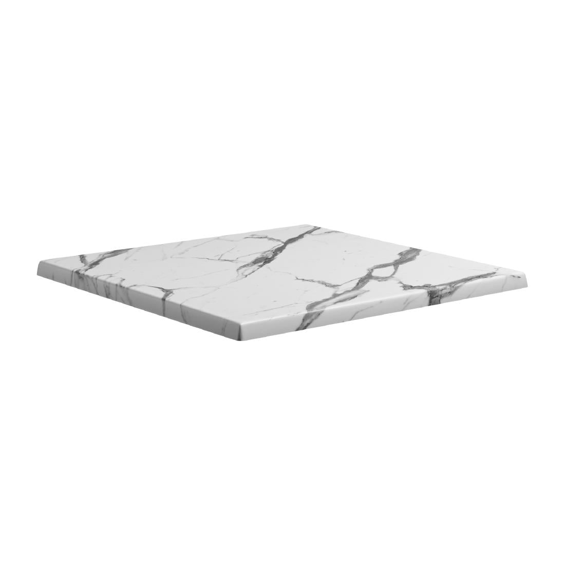 Enduratop Square Carrara Marble Table Top 800x800mm HS624