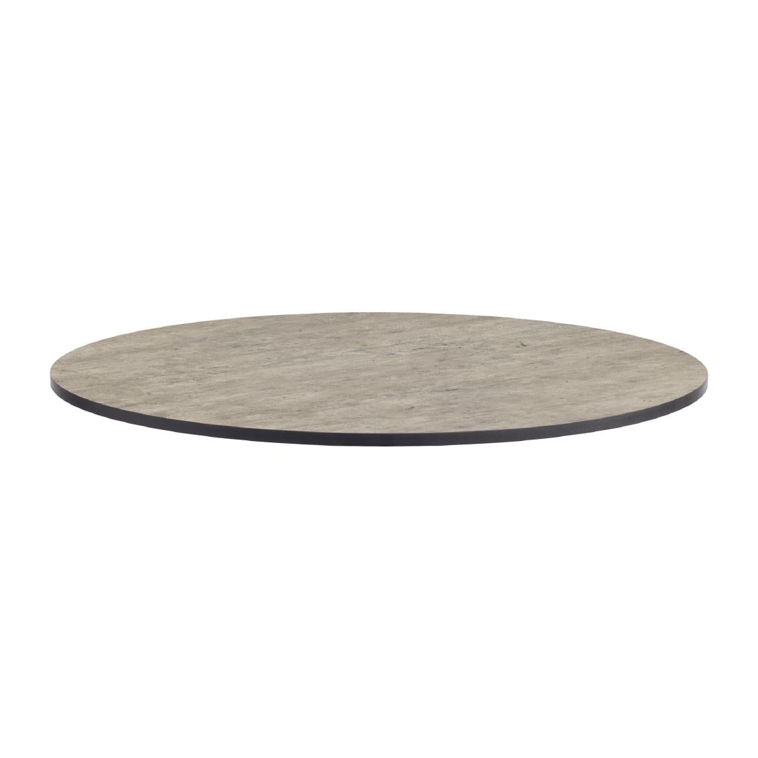 Extrema Round Cement Textured Table Top 690mm HS659