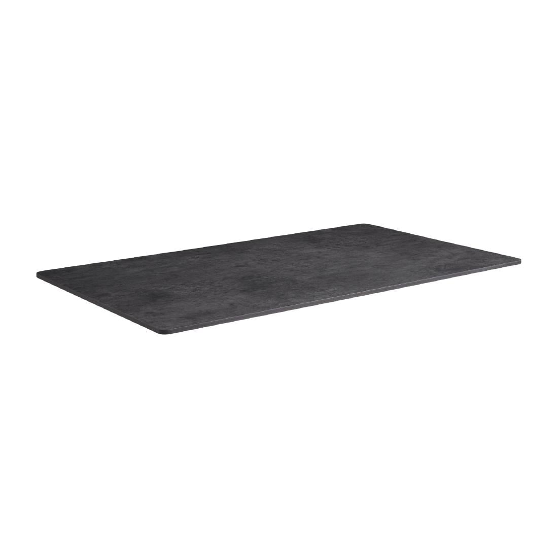 Extrema Rectangular Metallic Anthracite Table Top 1190x690mm HS675