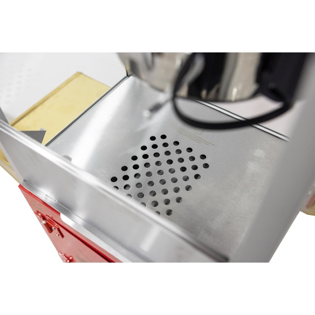A1 Equipment 8oz Popcorn Machine with Cart Red HT426 - Image 5