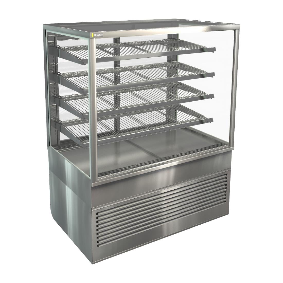 Cossiga Tower TTG Glass Front Tall Refrigerated Freestanding Serve Over Hinged Rear Door 1200mm HT566