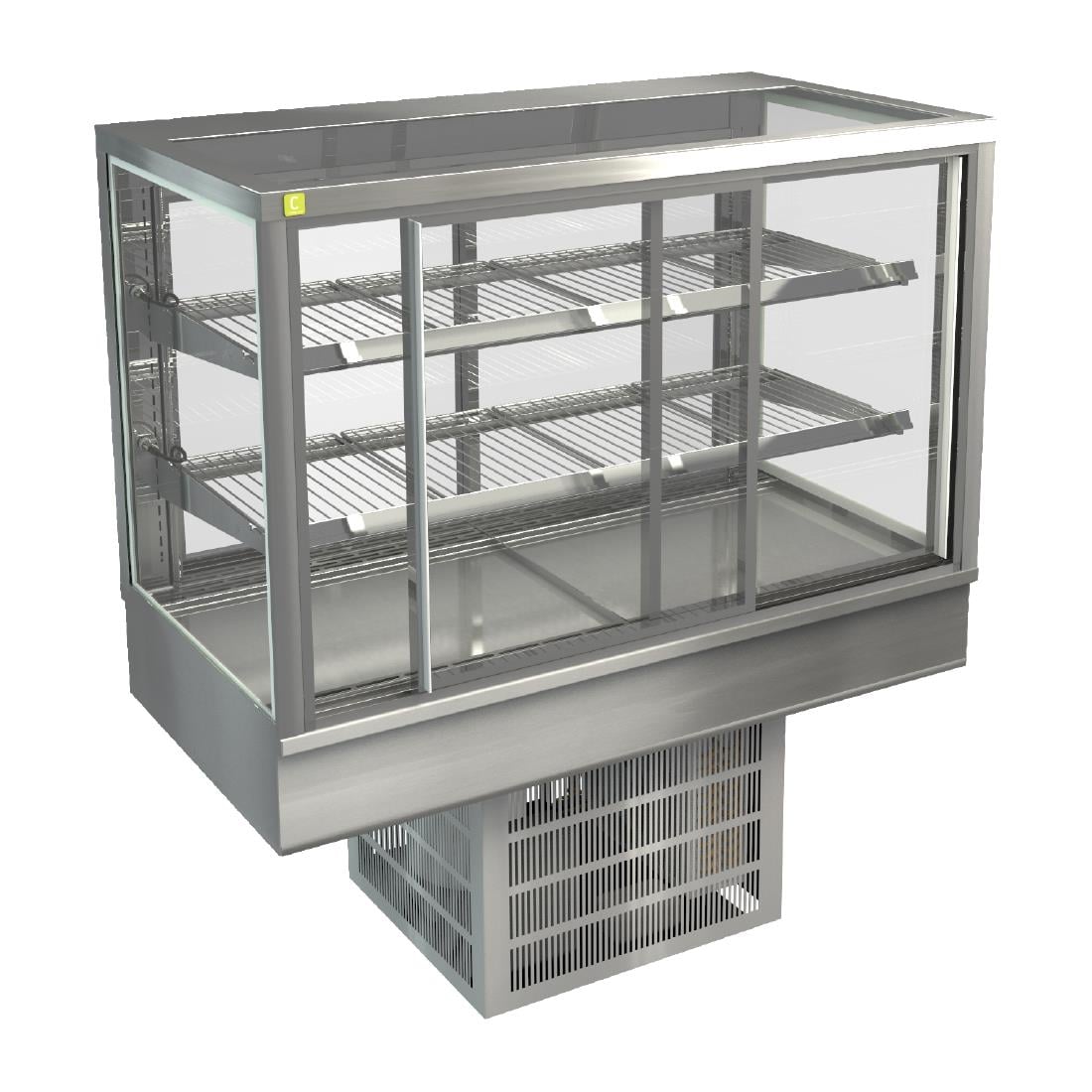 Cossiga Tower STG Refrigerated Drop-in Display w/Sliding Front & Rear Doors 1200mm HT572